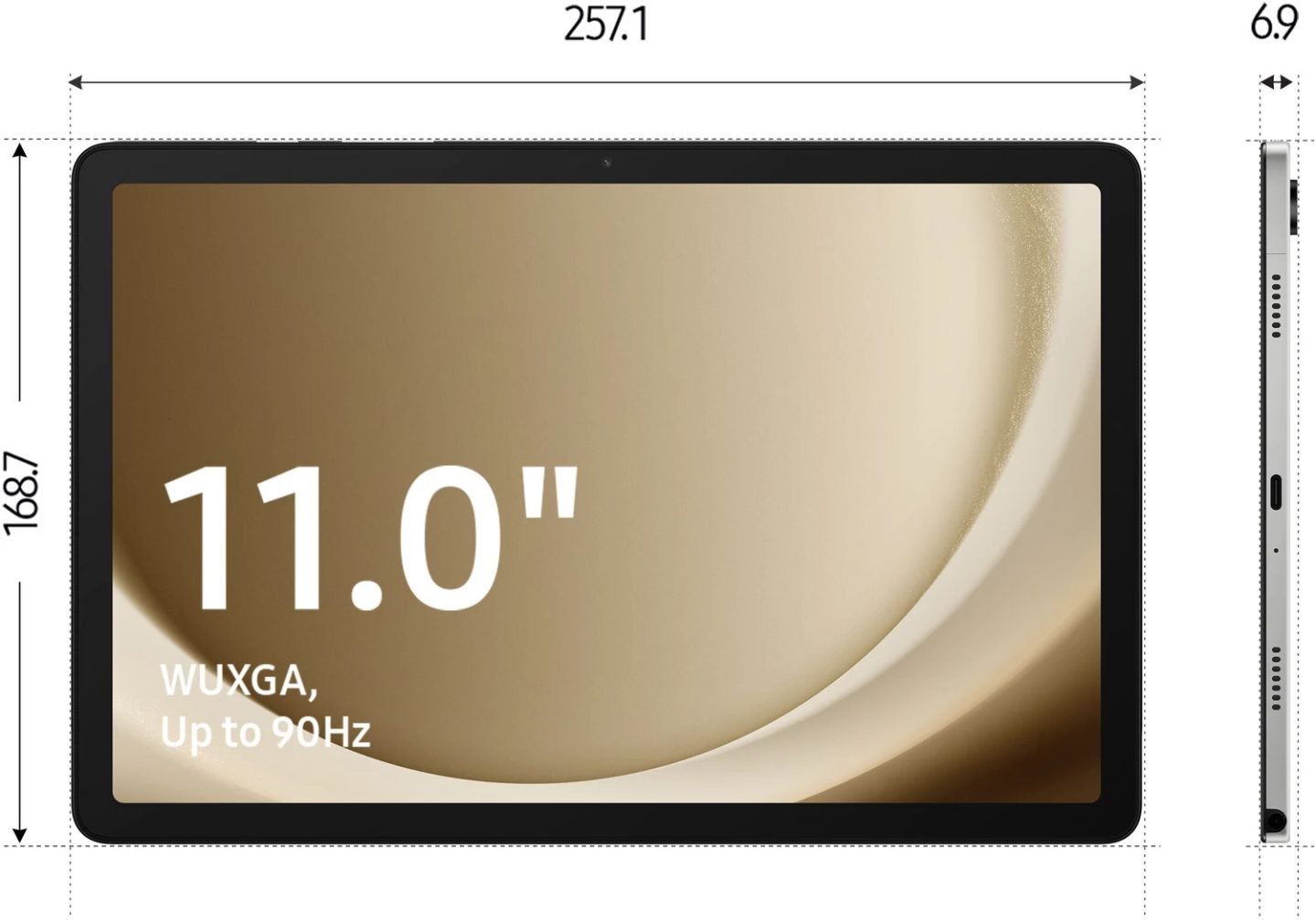 Samsung Galaxy Tab A9+ 11.0 inch (8 GB RAM, 128 GB) (Graphite)