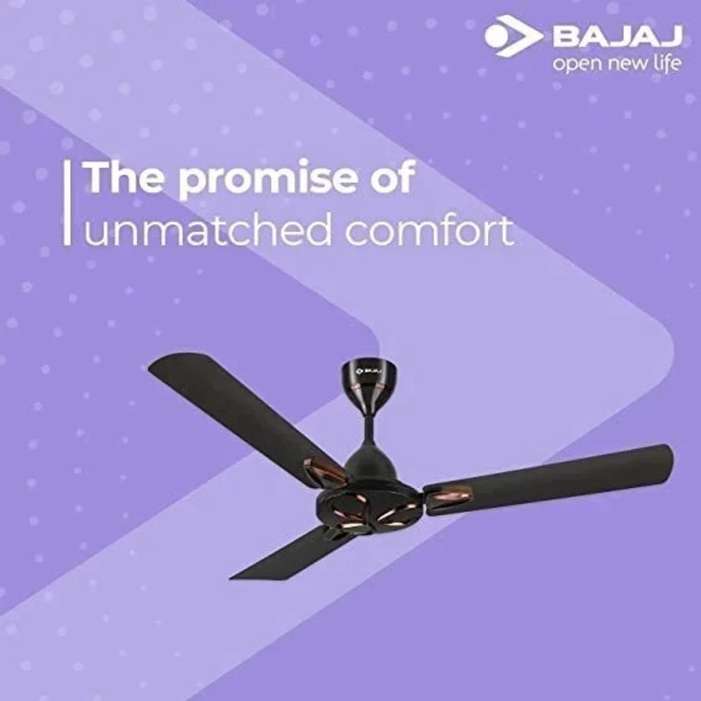 Bajaj Novella 1200 mm Ceiling Fan (Brown)