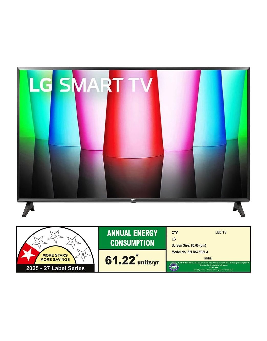 LG 80cm (32) Smart TV (LR573) (32LR573B6LA)