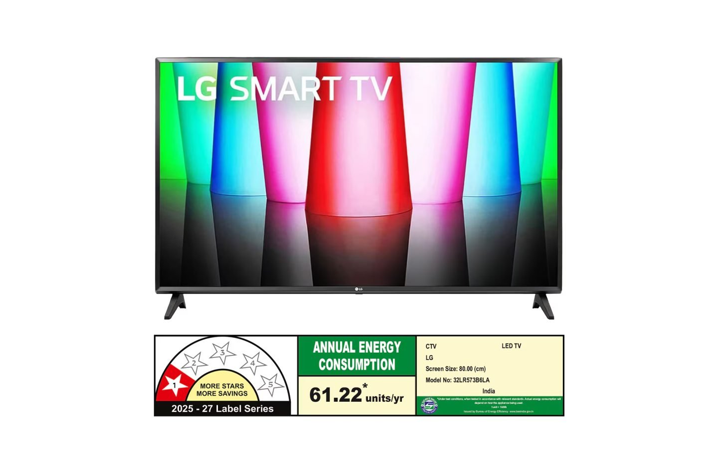 LG 80cm (32) Smart TV (LR573) (32LR573B6LA)