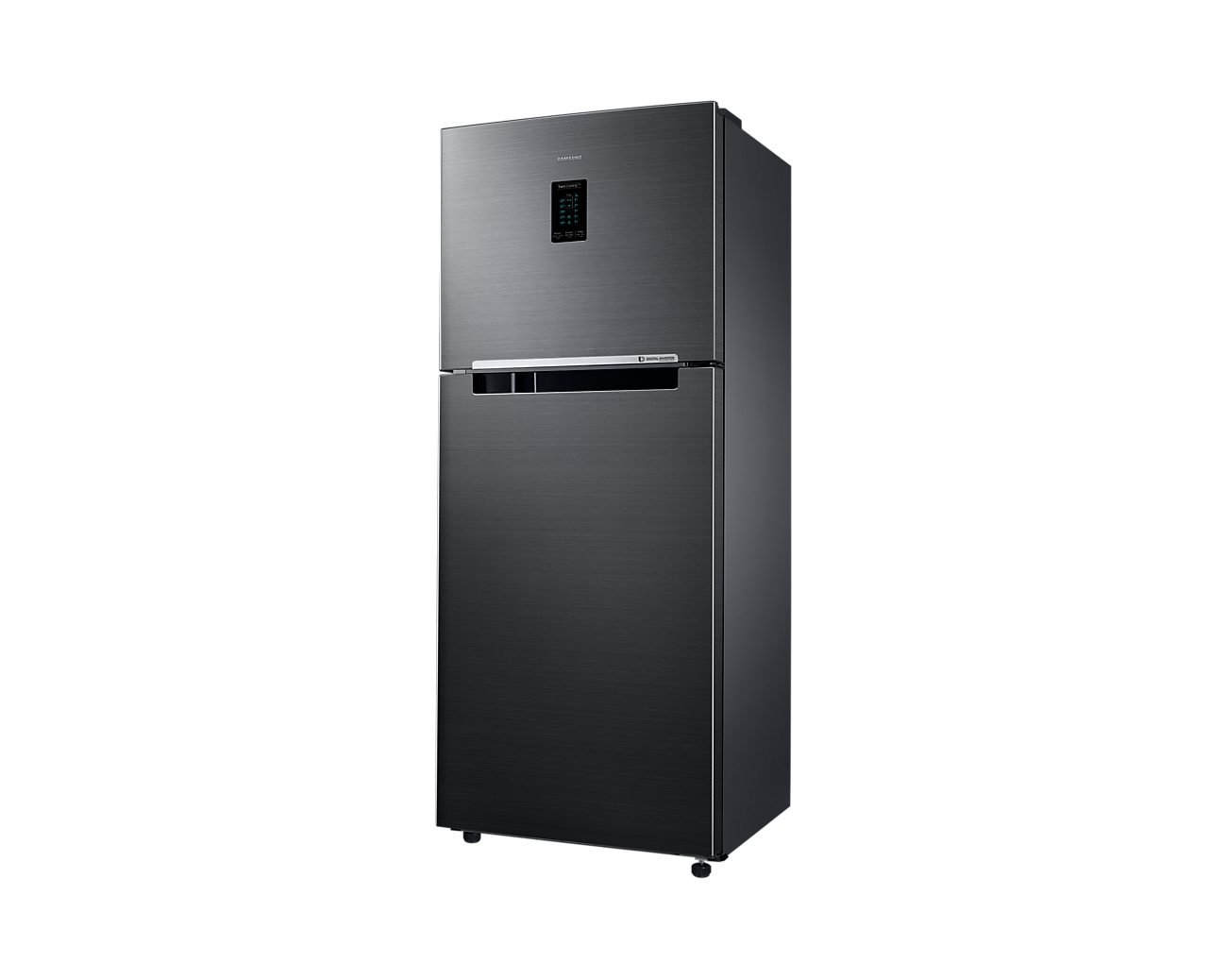 Samsung 301 L Double Door Refrigerator, 2 Star (LUXE BLACK) RT31H4522BX