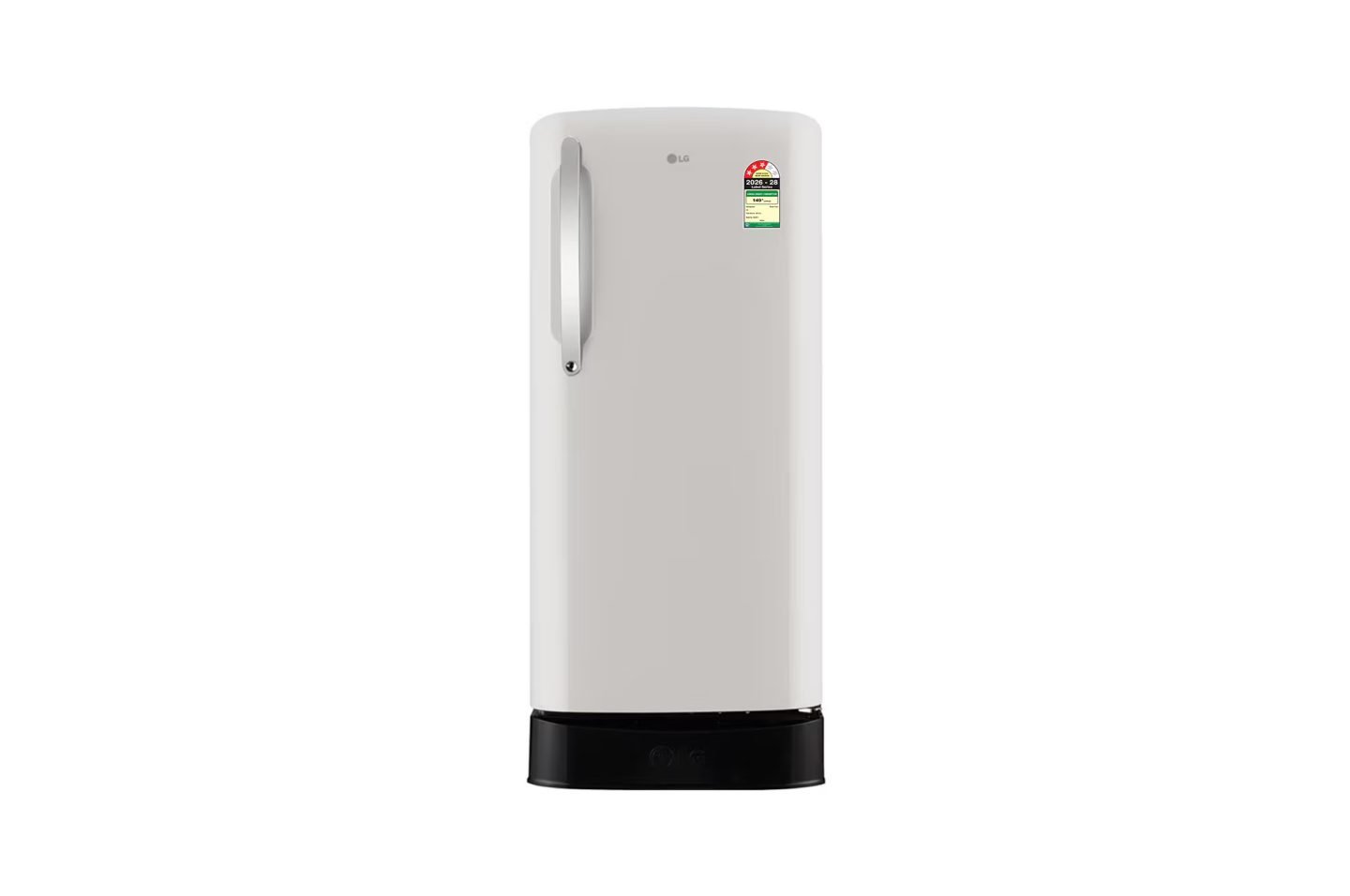 LG 201 L Single Door Refrigerator, Base Stand Drawer, Smart Inverter Compressor, Natural Beige, 3 Star (GL-D2136ZHNB)