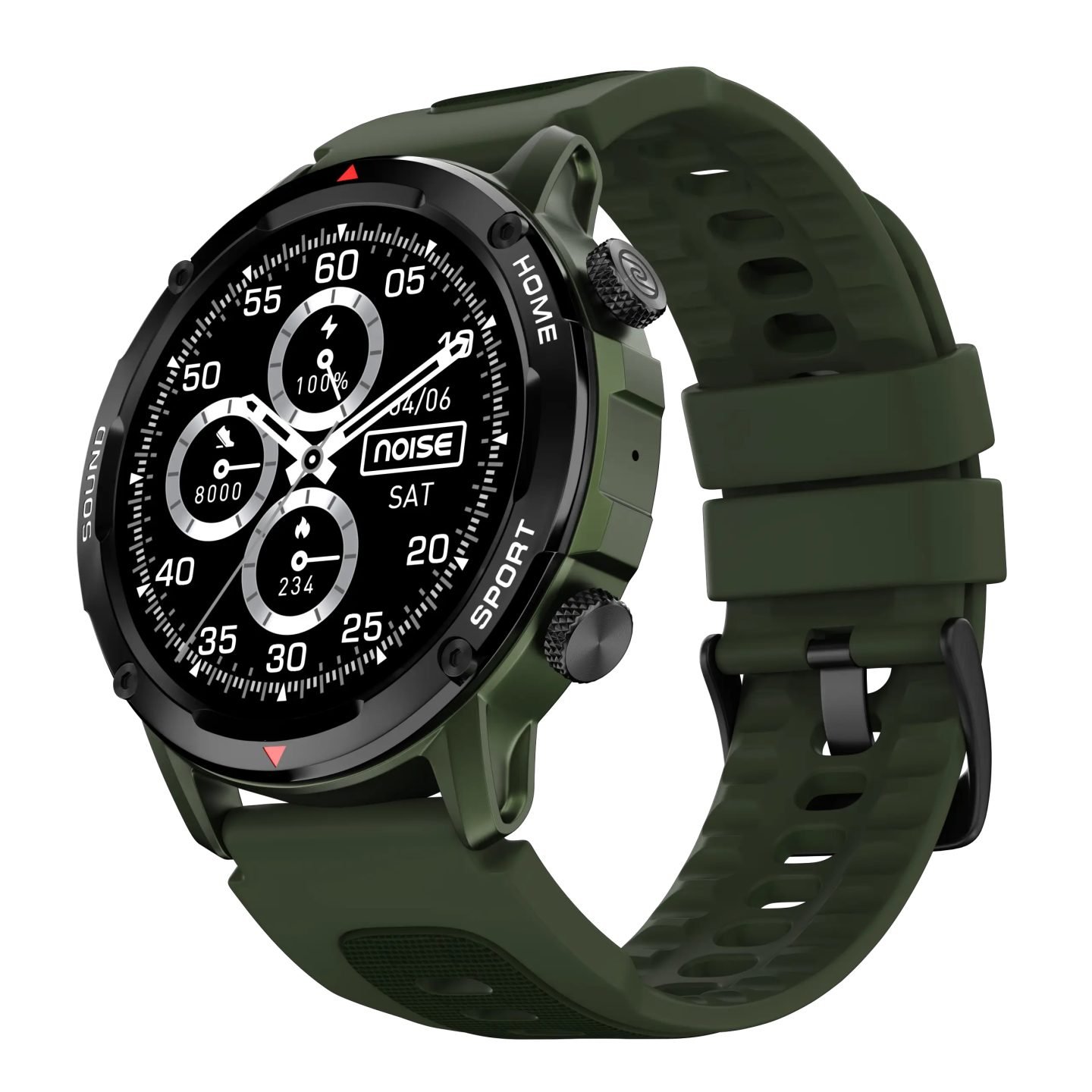 NoiseFit Force 2 Smartwatch (Jet Black)